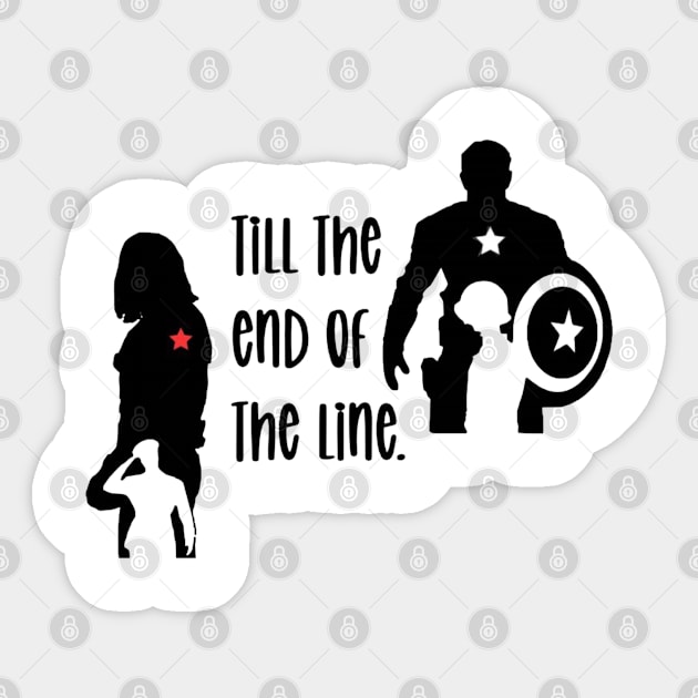 Till the end…. Sticker by Penny Lane Designs Co.